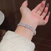 hand‑crafted matte pure‑silver cuff